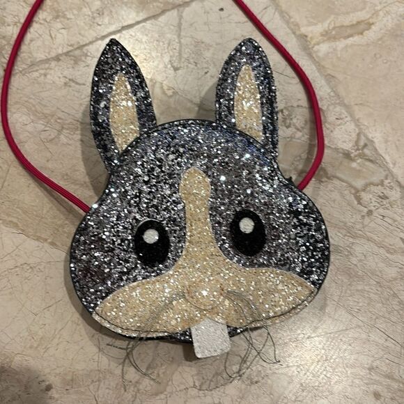 J.crew crewcuts sequin Easter bunny shaped purse New without tag - Picture 2 of 3